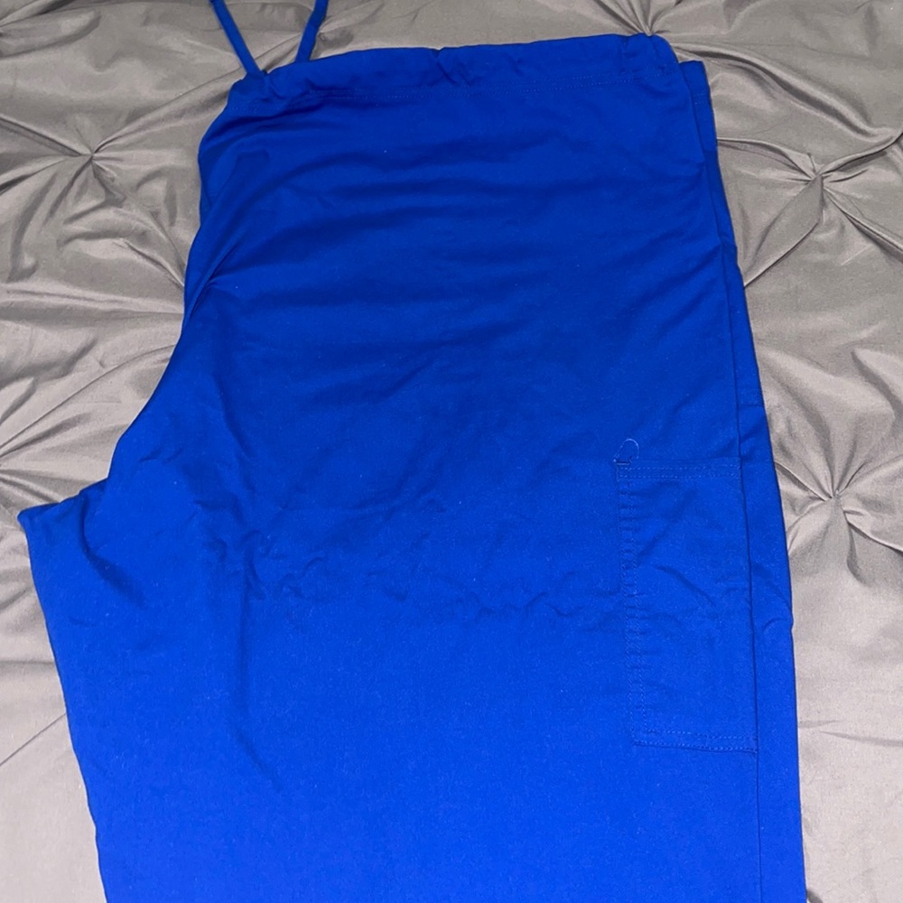 Royal blue scrub pants